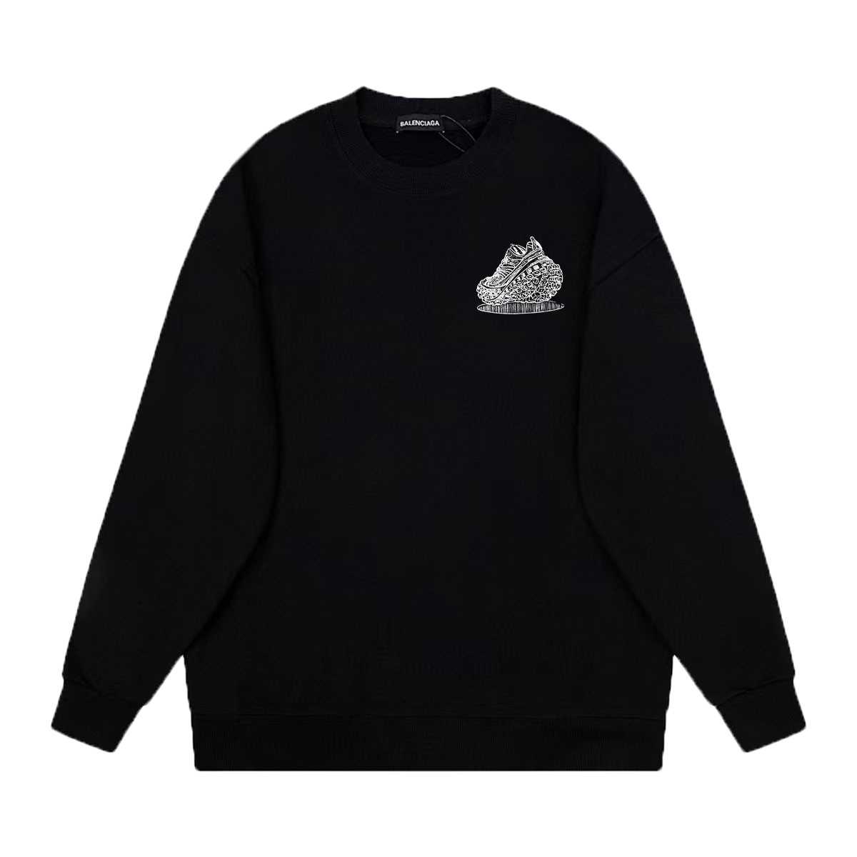 Balenciaga Clothing Sweatshirts Black White Printing Unisex 1 a1693554927300 2308